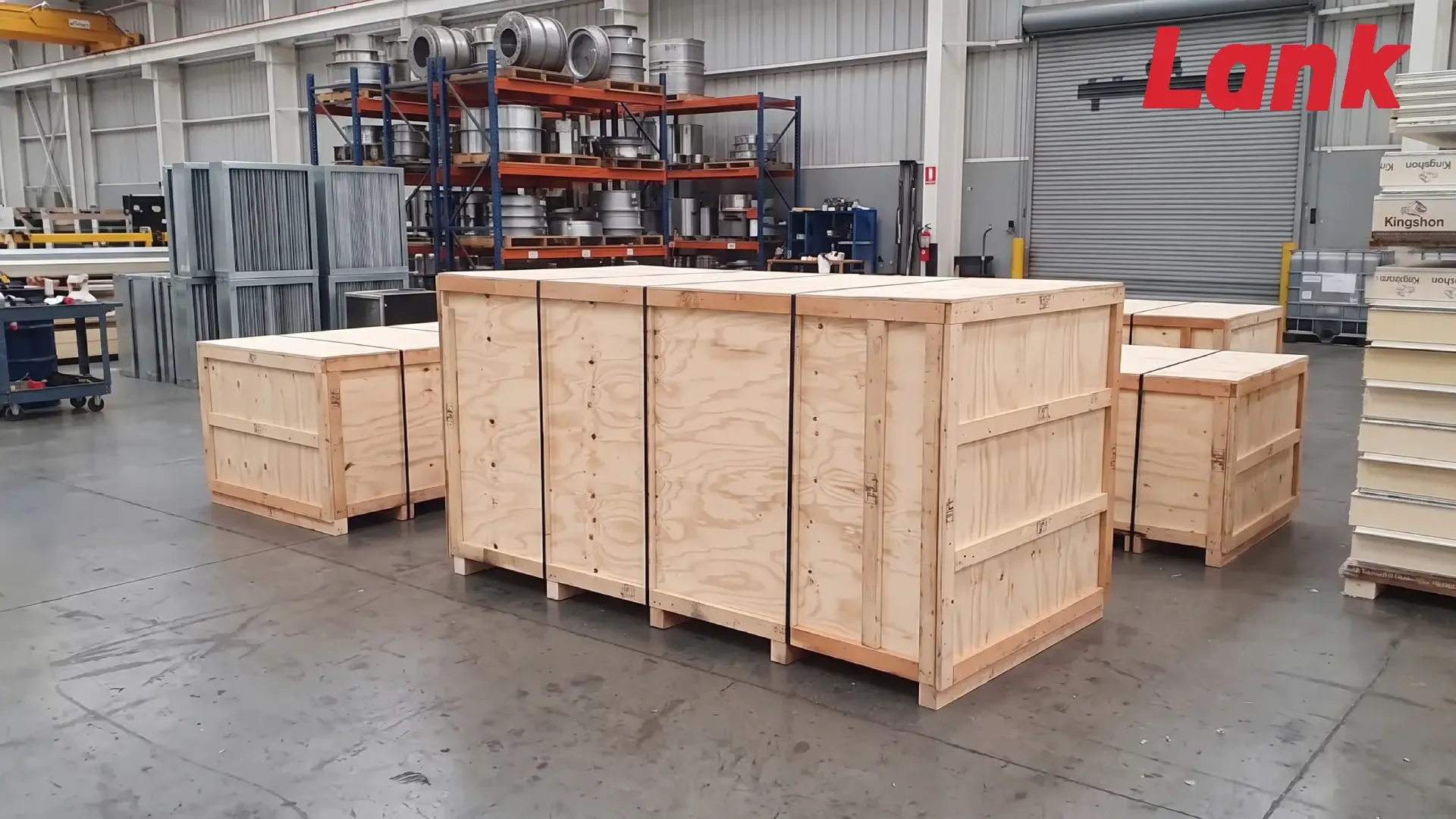 Empaque de madera para maquinaria pesada Guía de resistencia y diseño industrial